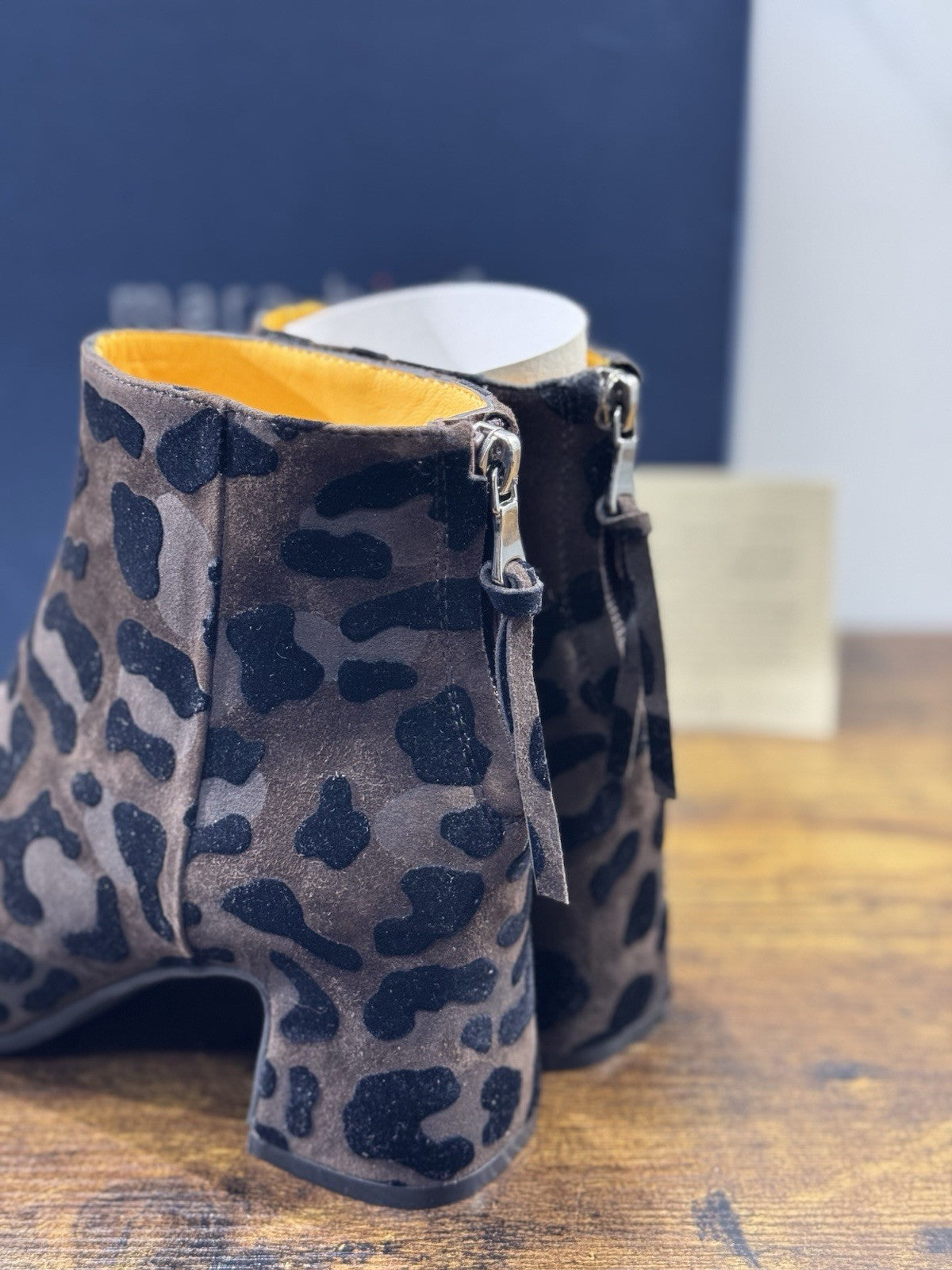 Mara Bini Stivaletto Donna Lavorazione A Sacchetto  Con Tacco Suede Savana 36