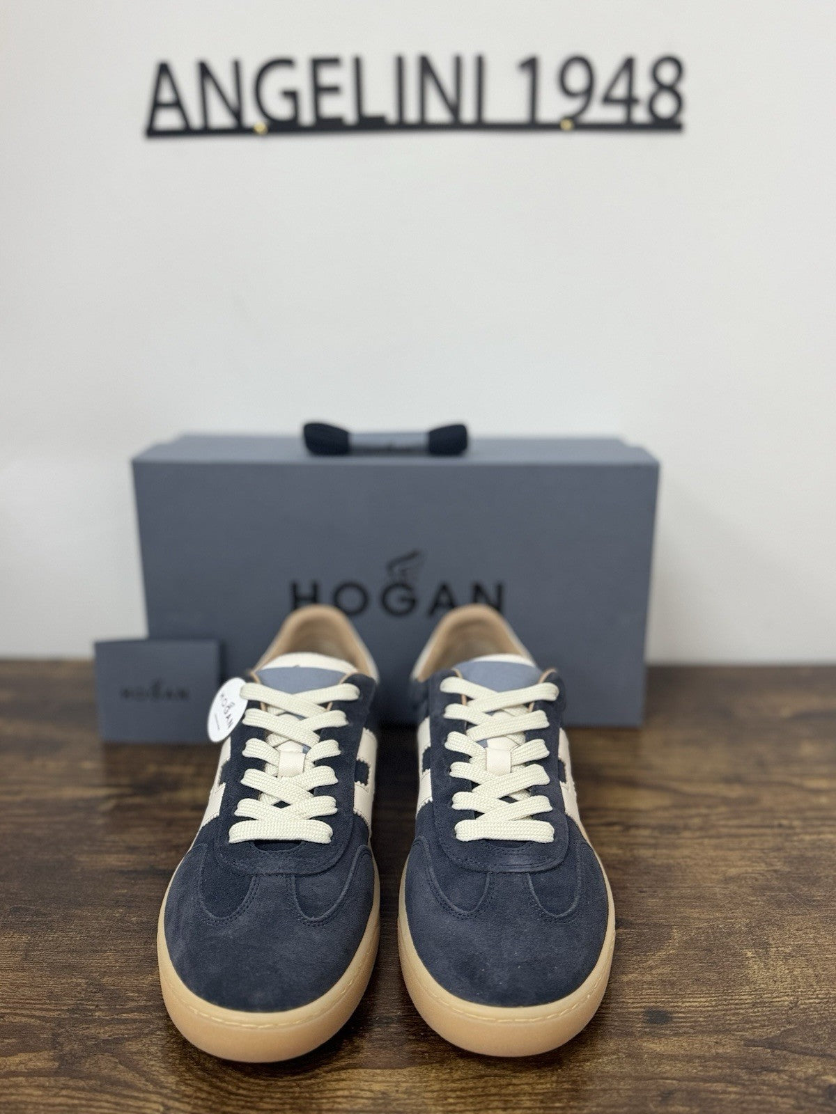 Hogan Cool Sneaker Suede Blu Casual Hogan Scarpa Uomo 40