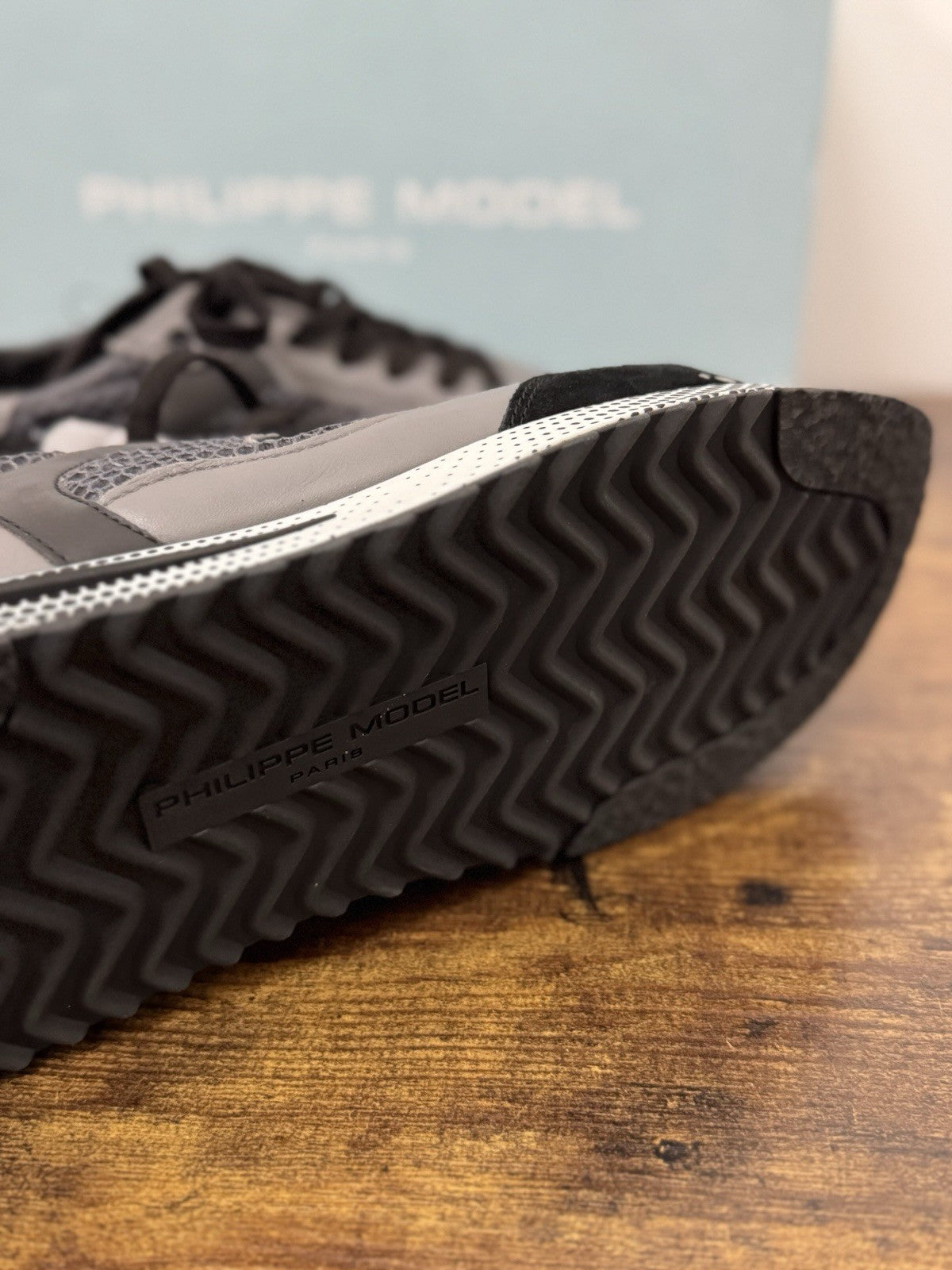 Philippe Model Olympique Low  Sneaker Pelle Nero       Casual Uomo 44