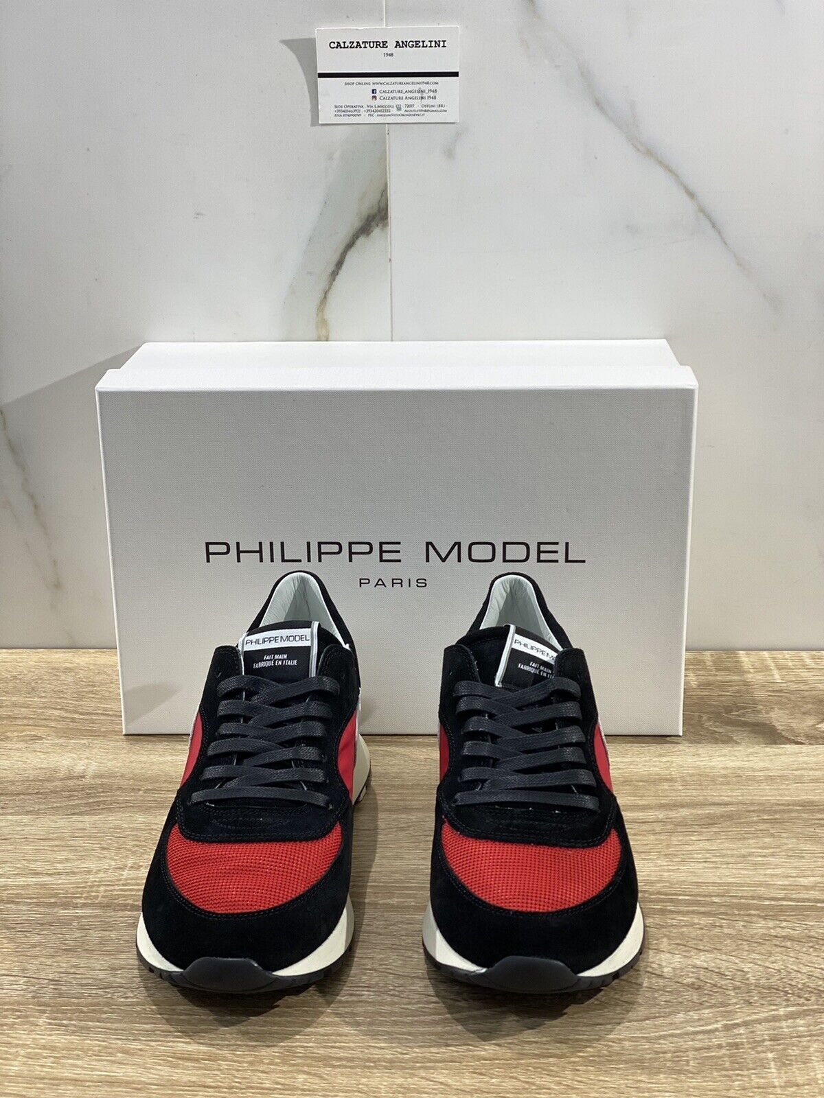 Philippe Model Montecarlo sneaker uomo 70 years Nera casual 44