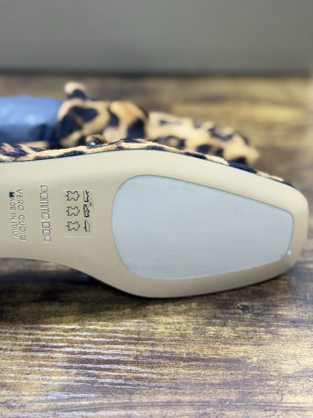 Pomme D’or Mocassino Vero Cavallino Leopard  Casual Luxury Loafer Donna 38