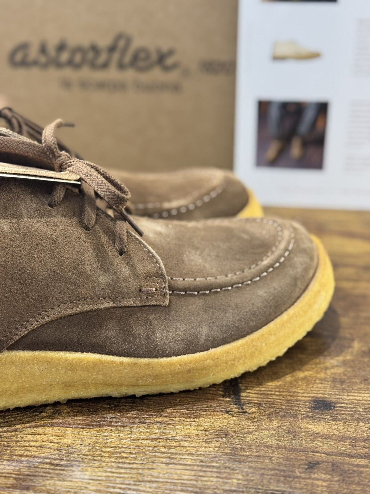 Astorflex Polacchino Uomo Akiflex Suede Dark Khaki Casual Boot Uomo 40