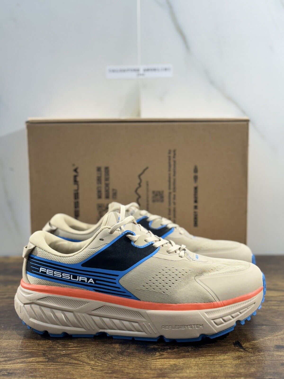 Fessura Scarpa Uomo Sneaker Trailflex VTR Sand 44