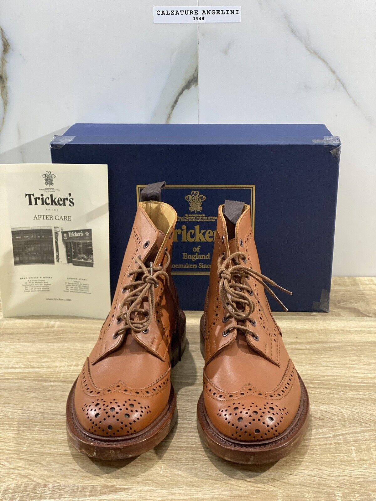 Tricker’s Stow Country boot fondo cuoio  pelle c shade tan luxury boot 7