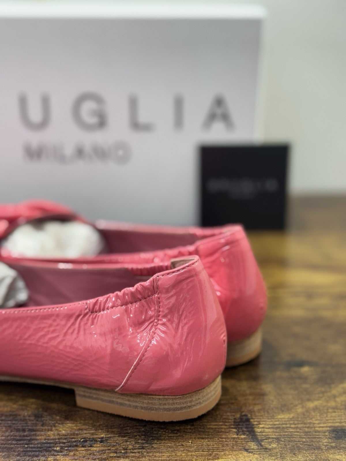 Bruglia Milano Mocassino Pink  Pelle  Top Quality Scarpe Donna 39