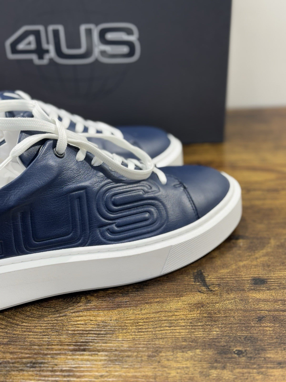 Paciotti 4US Sneaker Uomo Pelle Blu  Casual 44