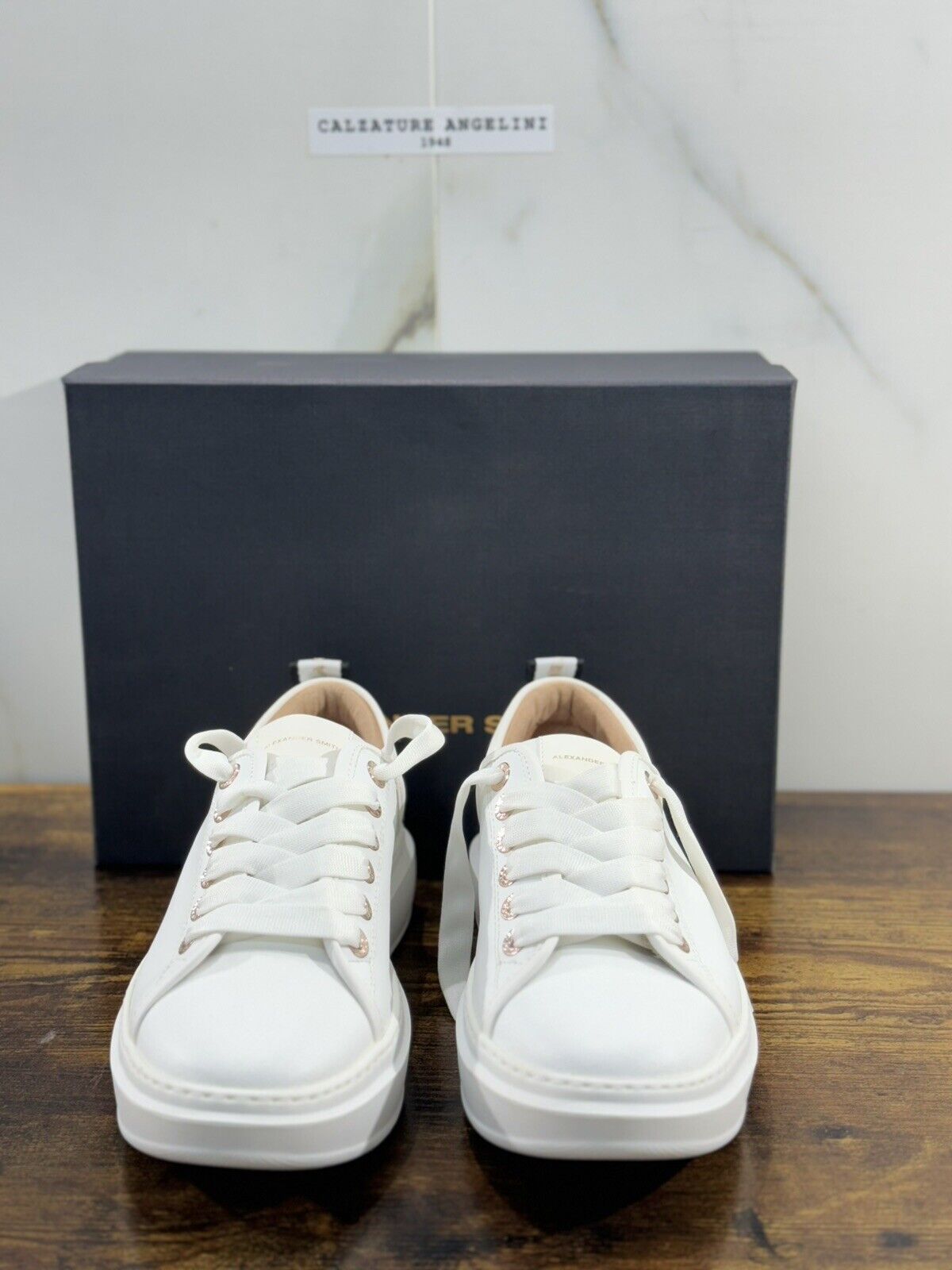 Alexander Smith London  Sneaker Donna Wembley  Pelle White   39