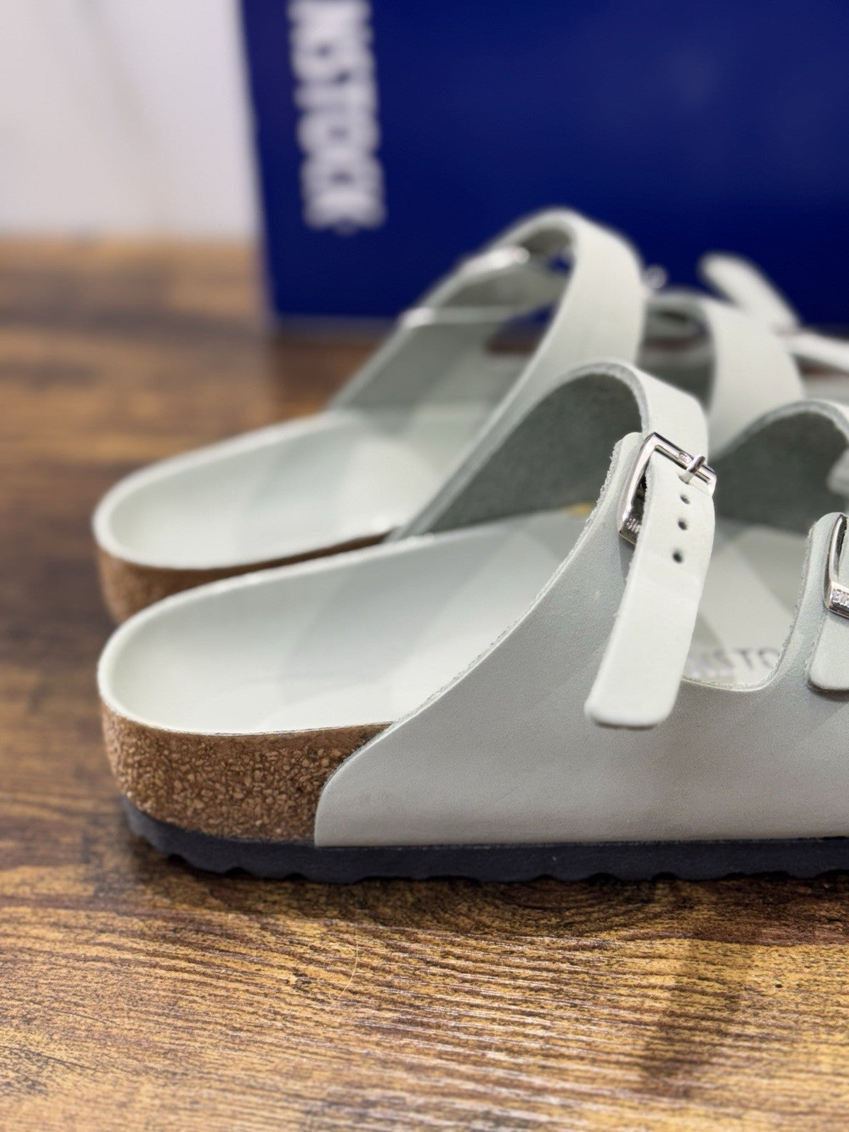 Birkenstock Florida Fresh Ciabatta Pelle Saga Premium Leather Birkenstock 37