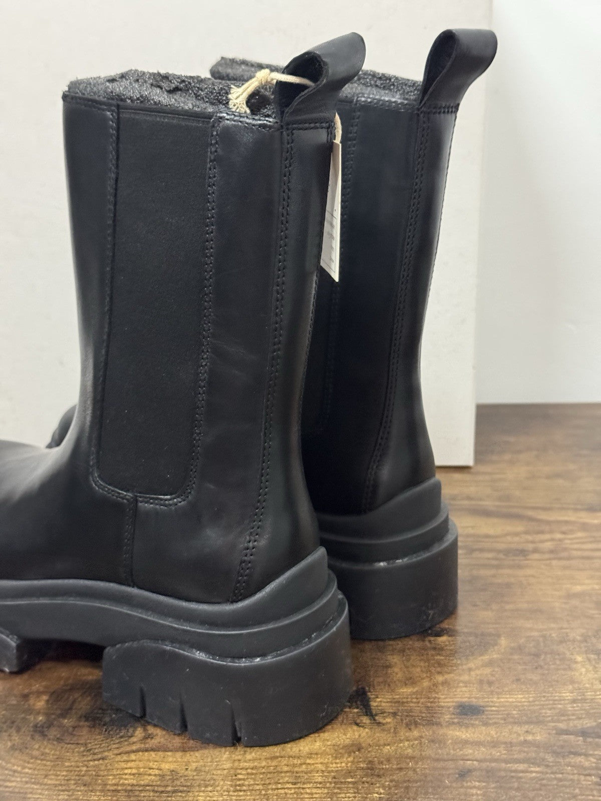 Ash Storm Combat Boot Pelle Nero Casual Ash Donna 38