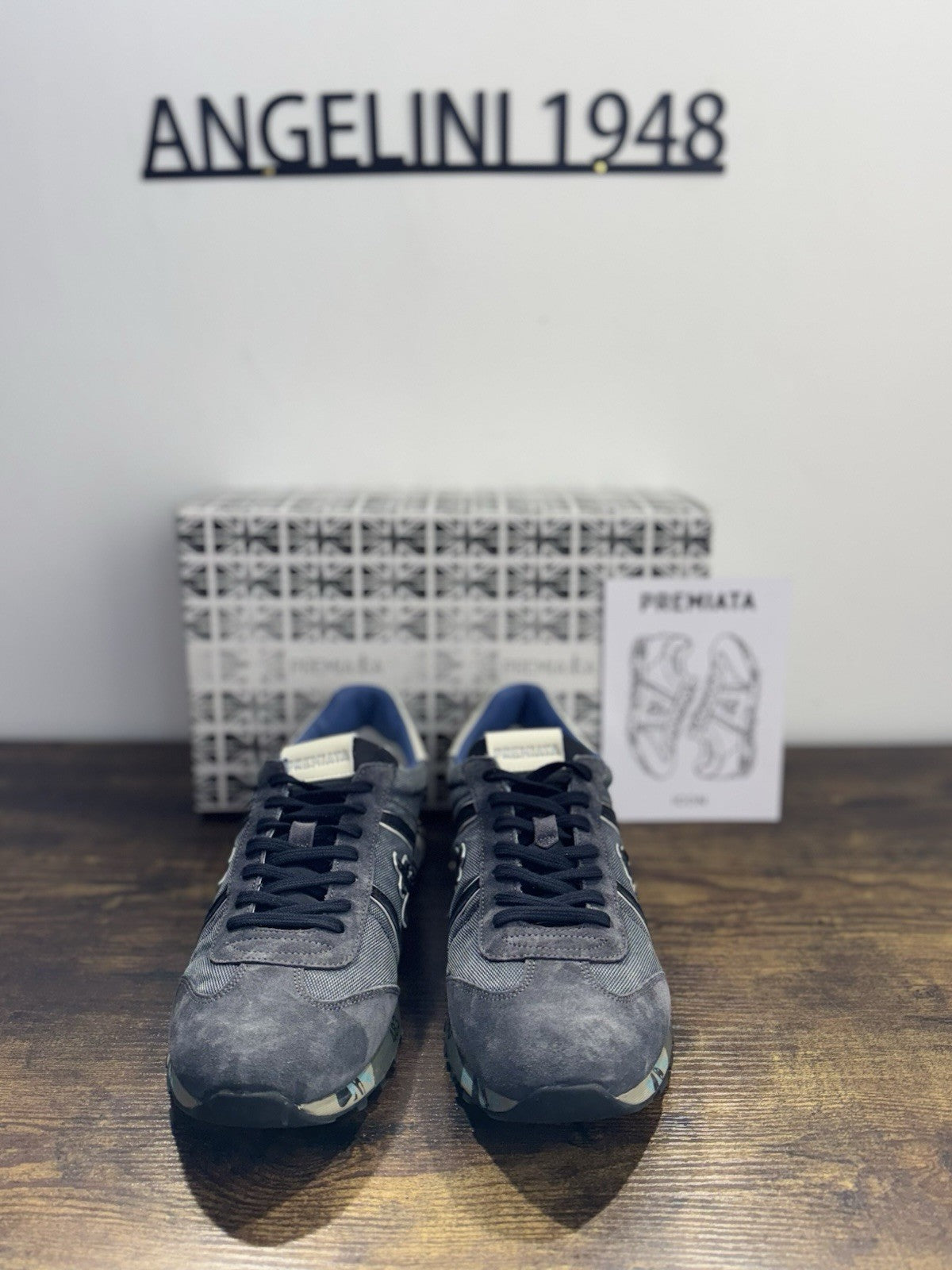 Premiata Lucy Sneaker Suede Avio Casual Premiata Uomo 44