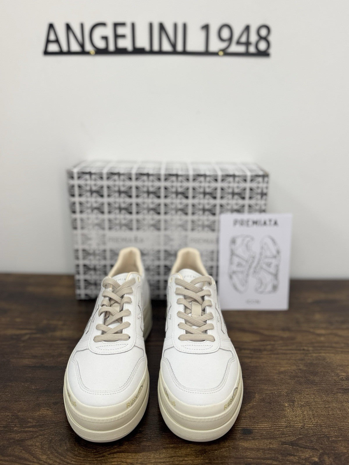 Premiata Micol  Sneaker Pelle Bianca    Casual Premiata Donna 40