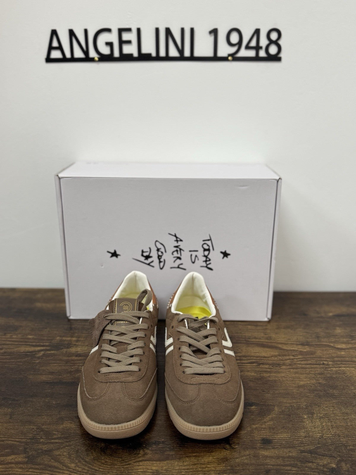 Primabase Sneaker Suede Beige Extra light Casual Uomo 40