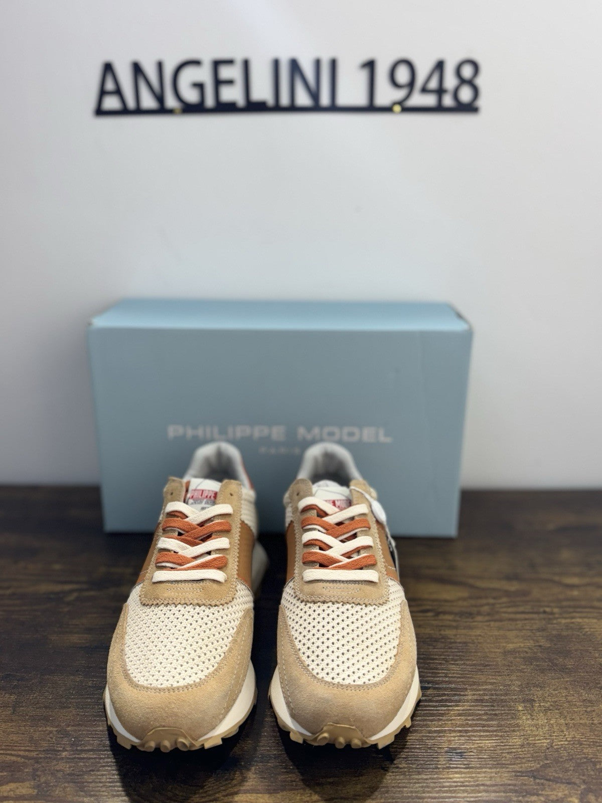 Philippe Model Tour Low Sneaker Pelle Sabbia    Casual Uomo 41