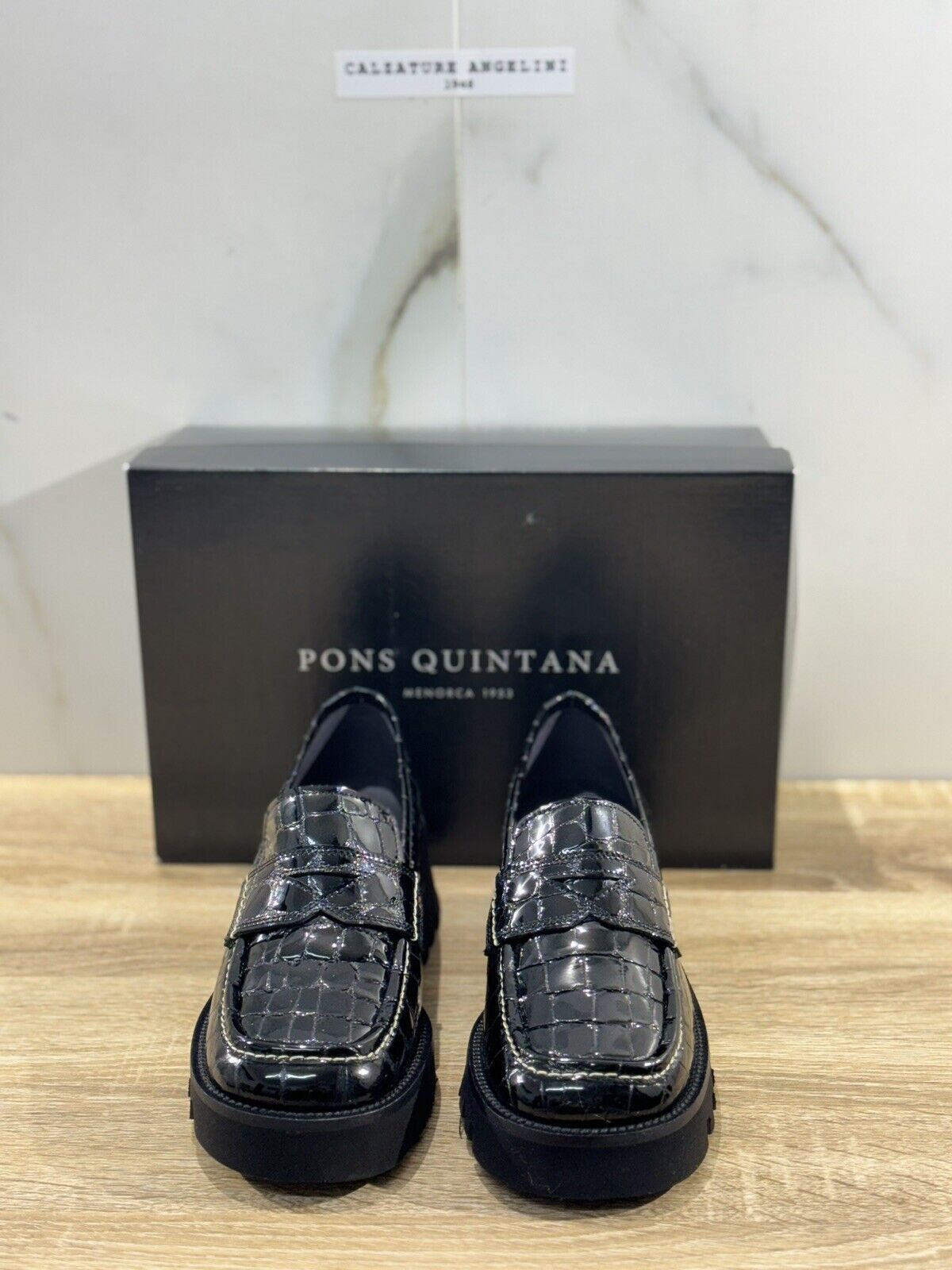 Pons Quintana Mocassino Donna Pelle Nero Extra Light Casual Loafer 37