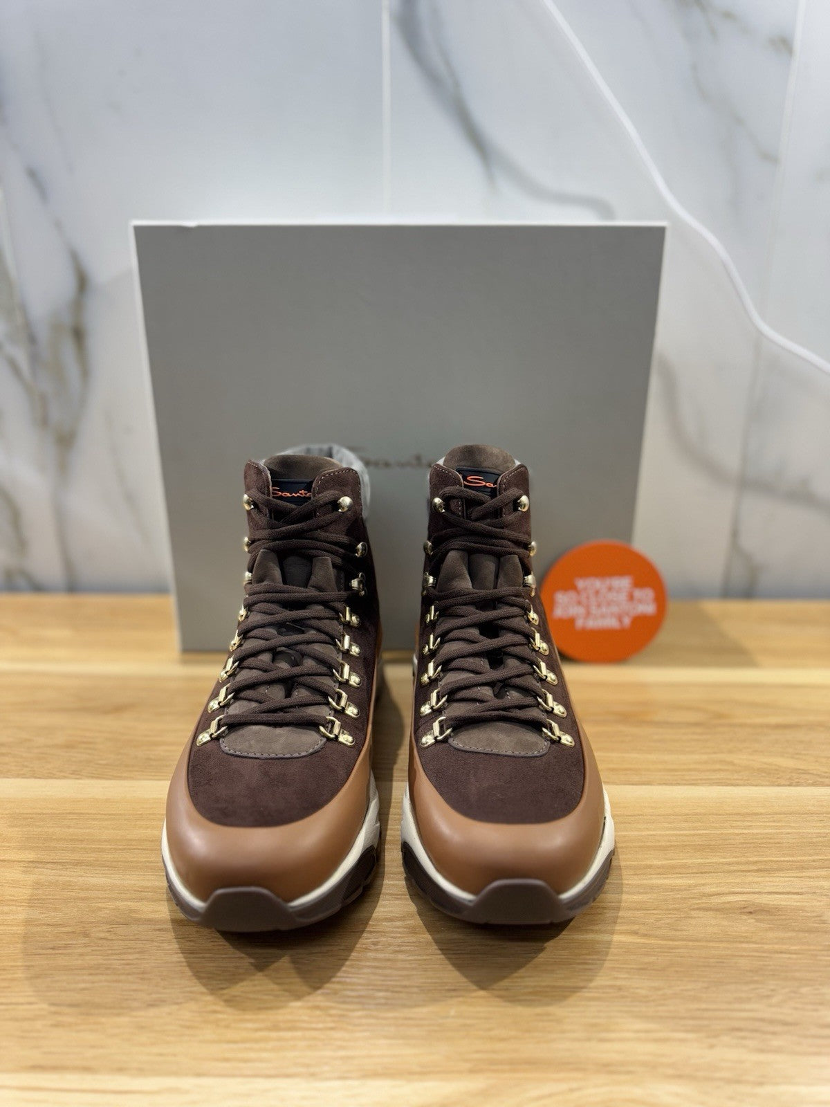 Santoni Stivaletto Innova Pedula Montagna Luxury Santoni Mountain Boot Uomo 43.5