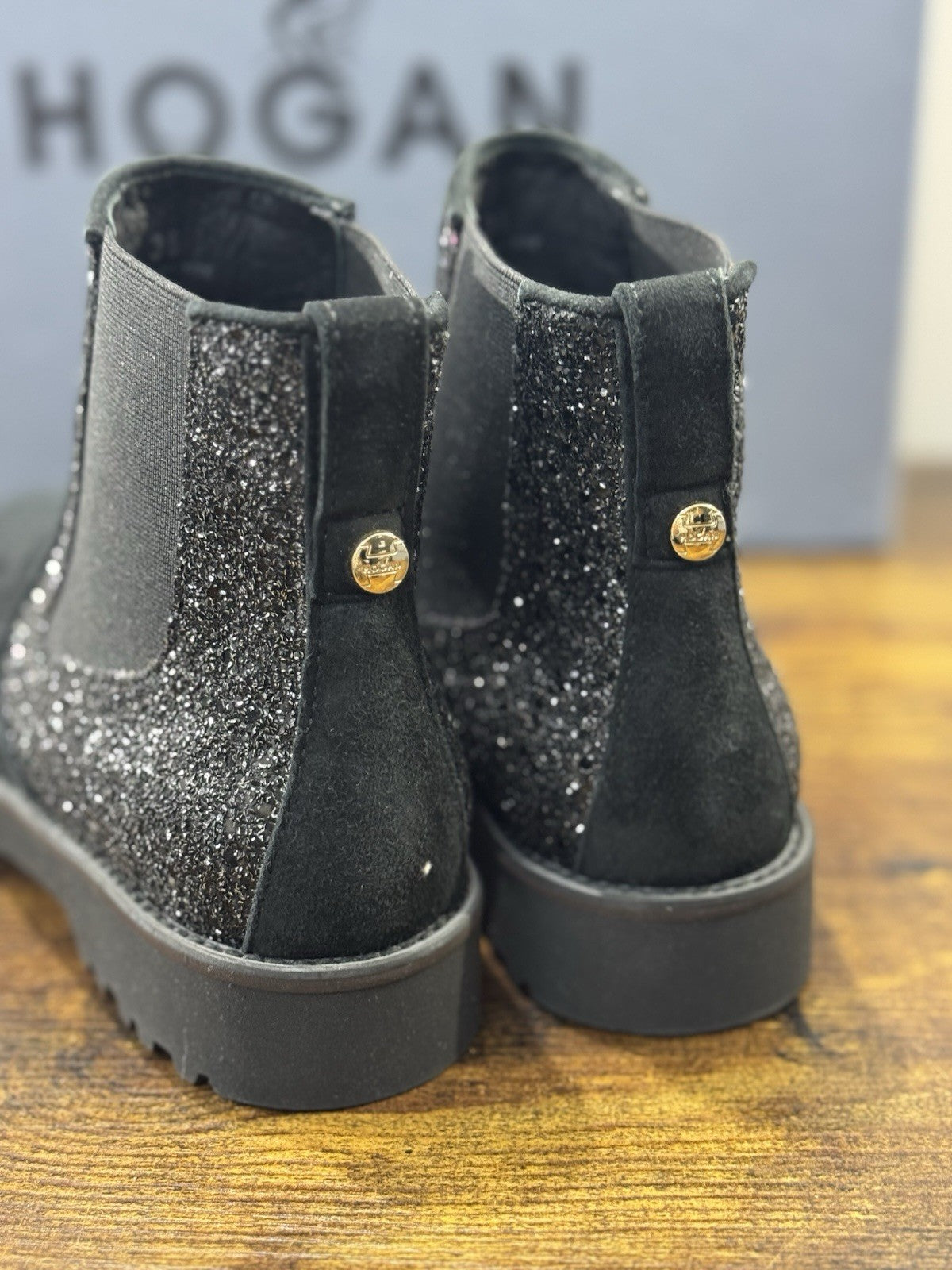 Hogan   Stivaletto  Suede Nero  Chelsea Boot  Casual Hogan Donna 36