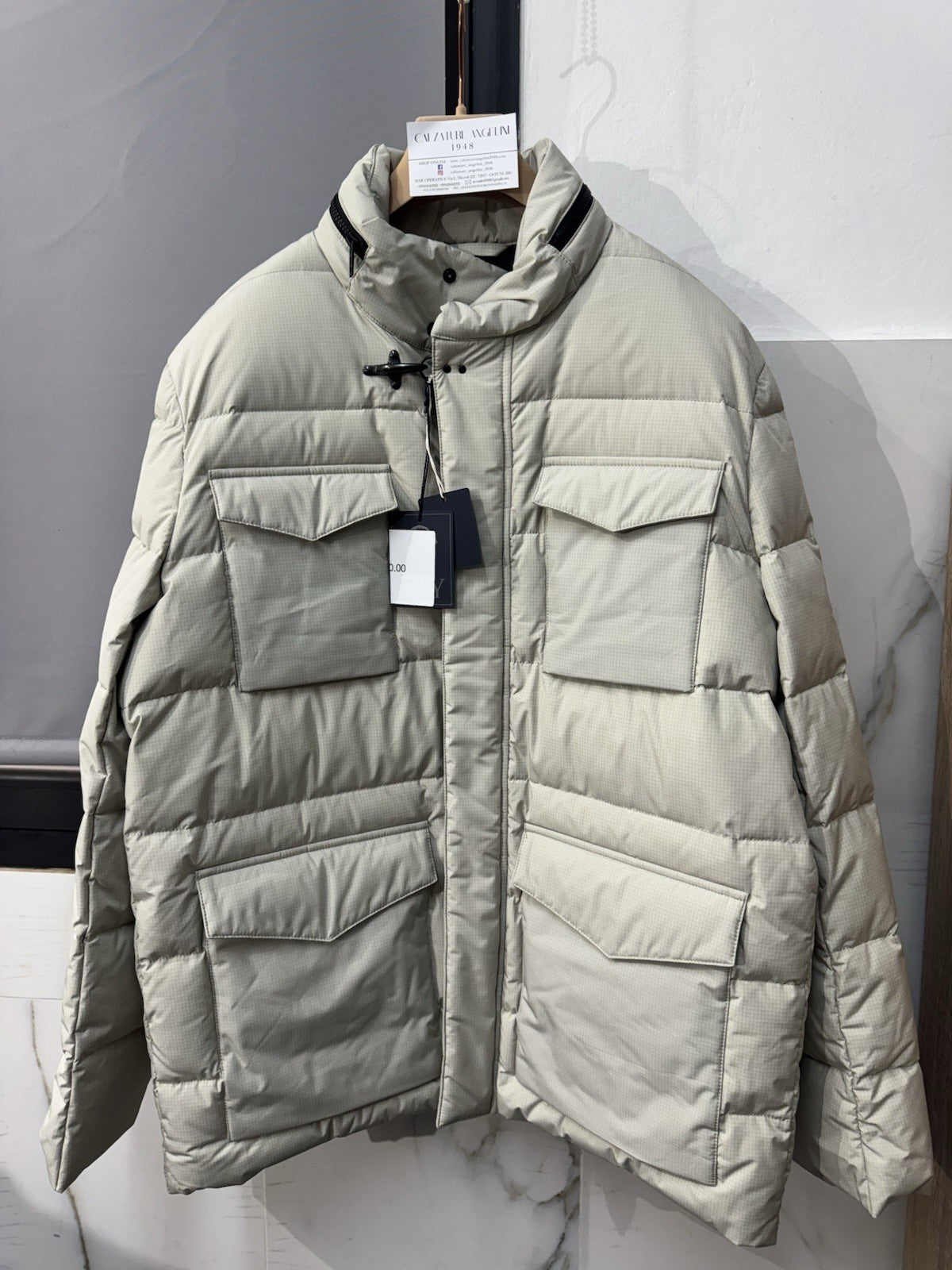 Fay Piumino Ghiaccio  Con Cappuccio  Luxury Fay Uomo XL