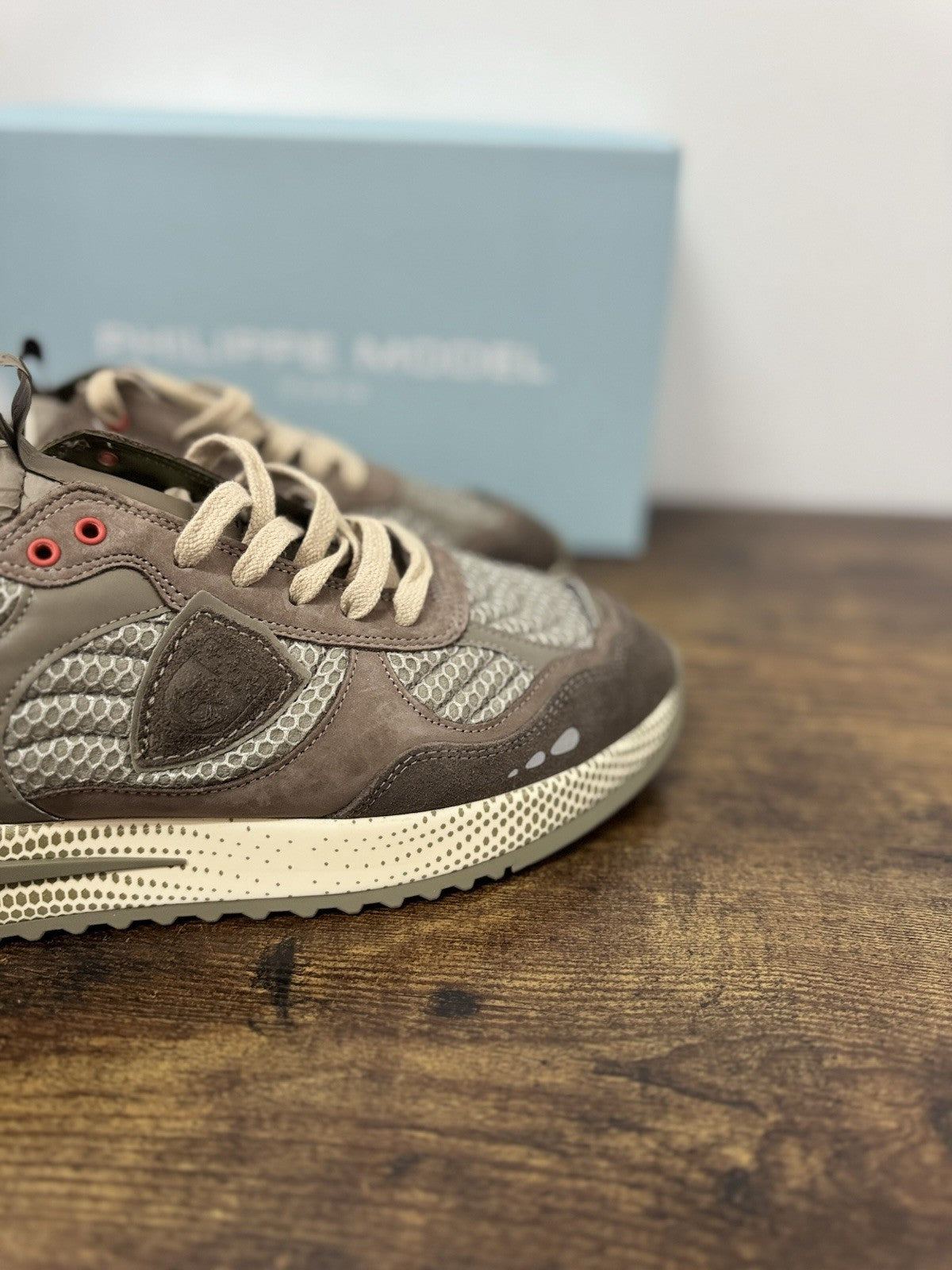 Philippe Model Olympique Low  Sneaker Pelle Militare       Casual Uomo 42