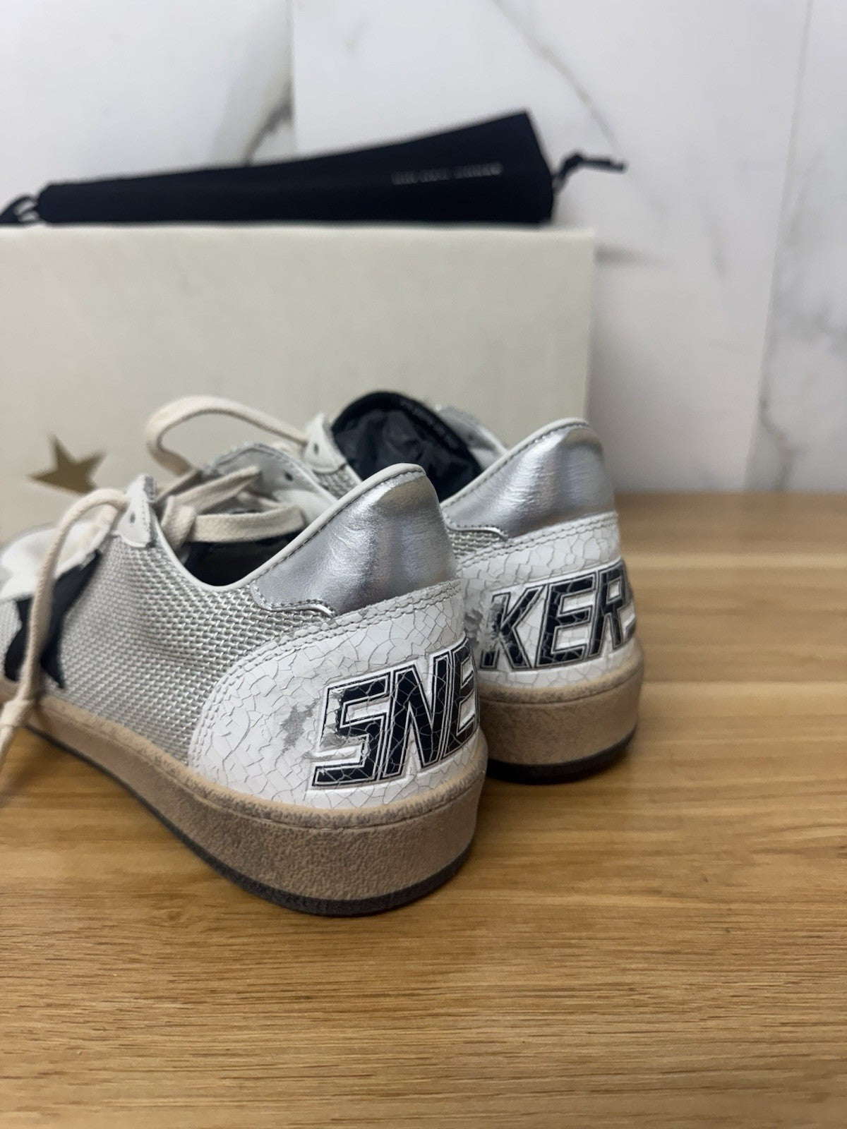 Golden Goose Ball Star Light Silver Black  Luxury Golden Goose Uomo 41