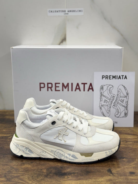 Premiata Sneaker Mased 7823    Pelle Bianca Casual Premiata Scarpa Donna 38