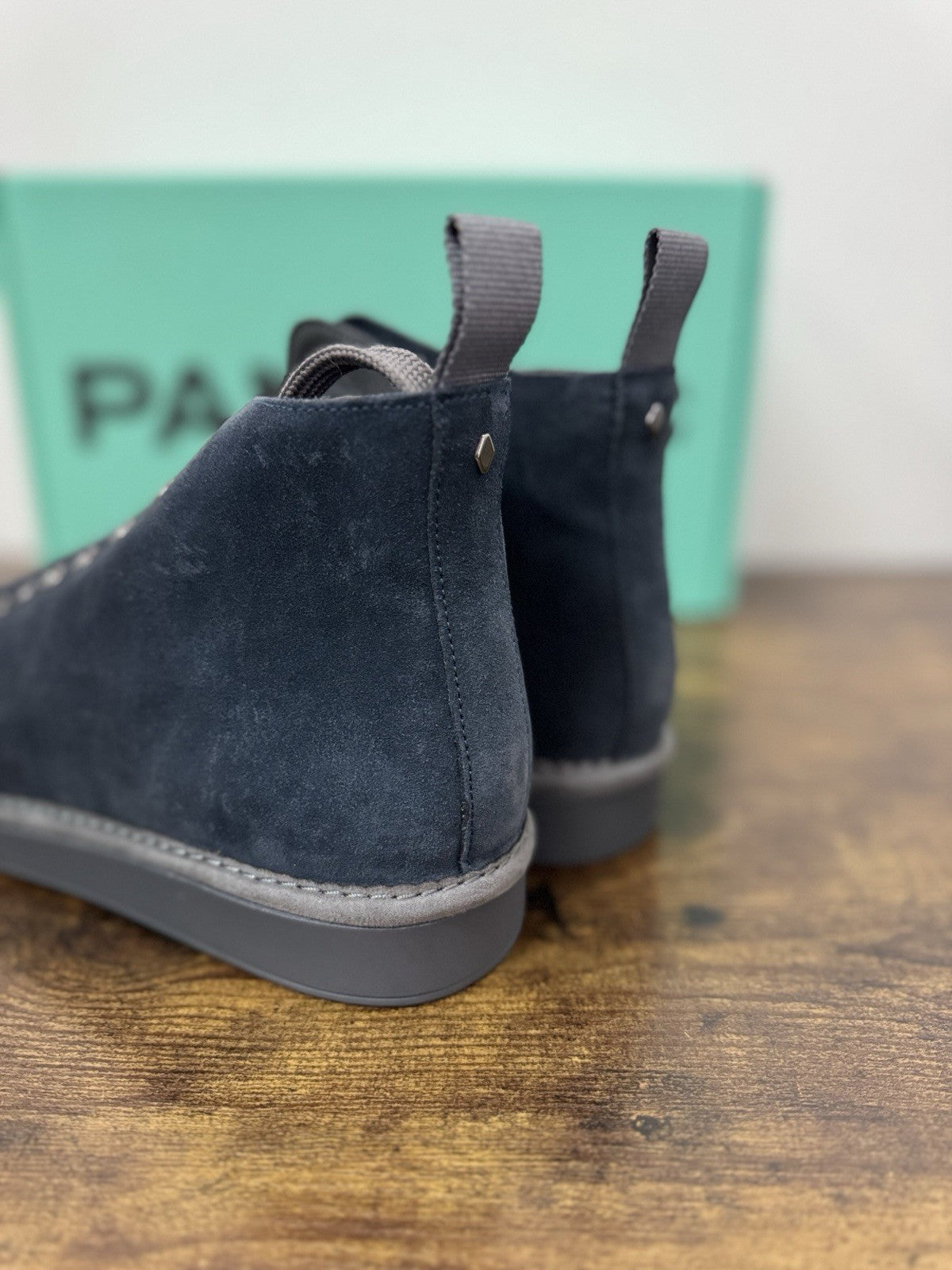 Panchic Ankle Boot Suede Blu      Casual Boot Uomo 44