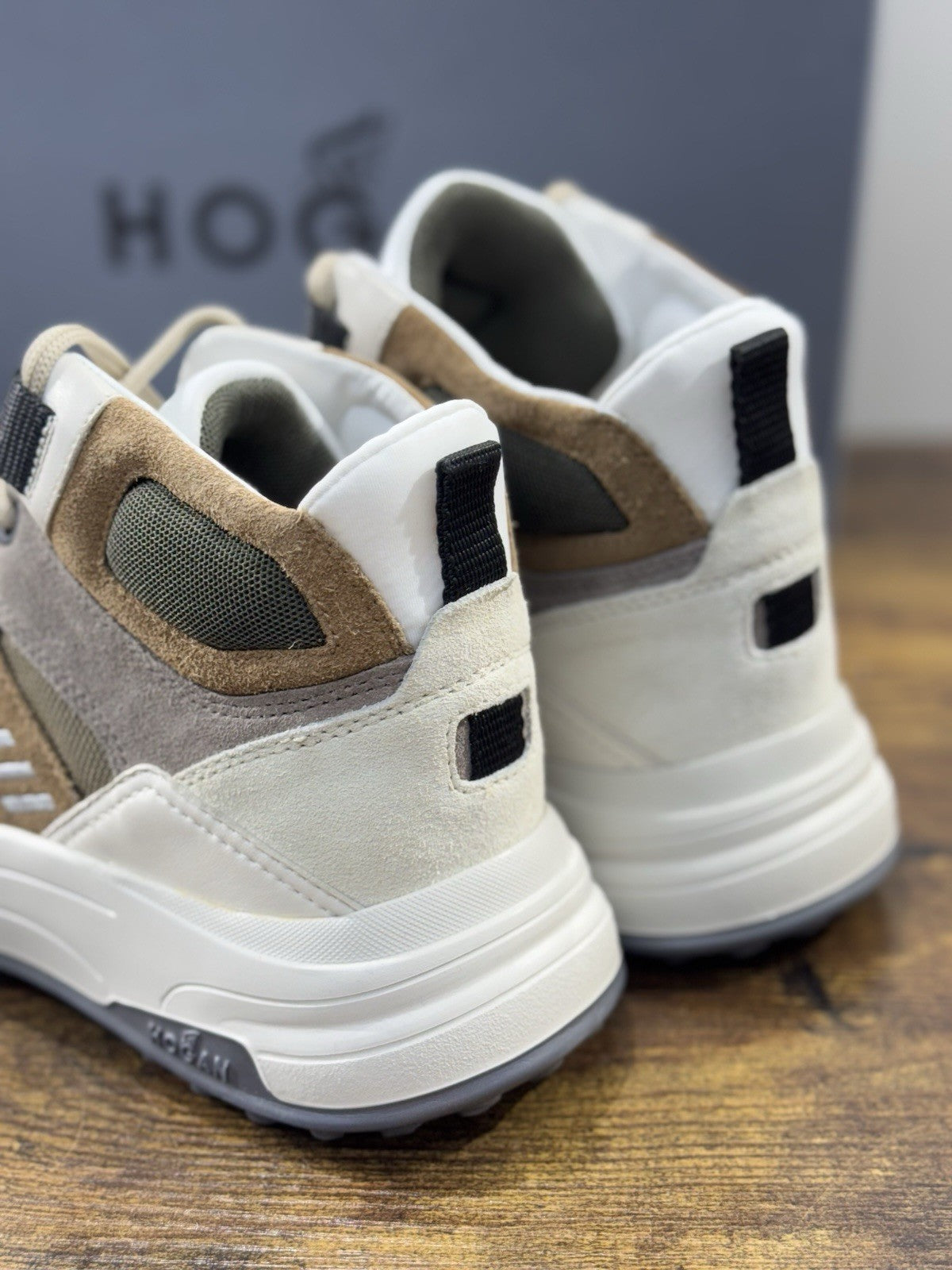 Hogan Hyperlight Trek   Pelle  Beige  Memory Foam Casual Hogan   Uomo 42