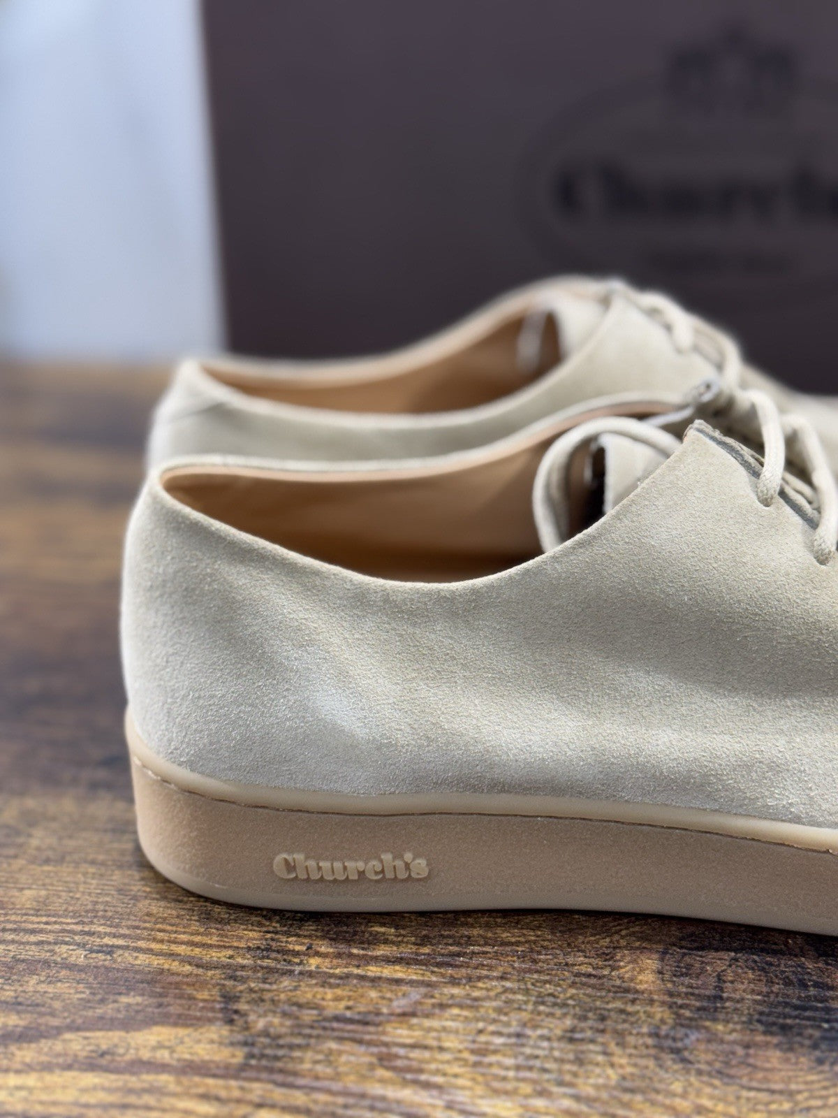 Church’s Scarpa Stringata In Suede Desert  Nocton Luxury Uomo 42