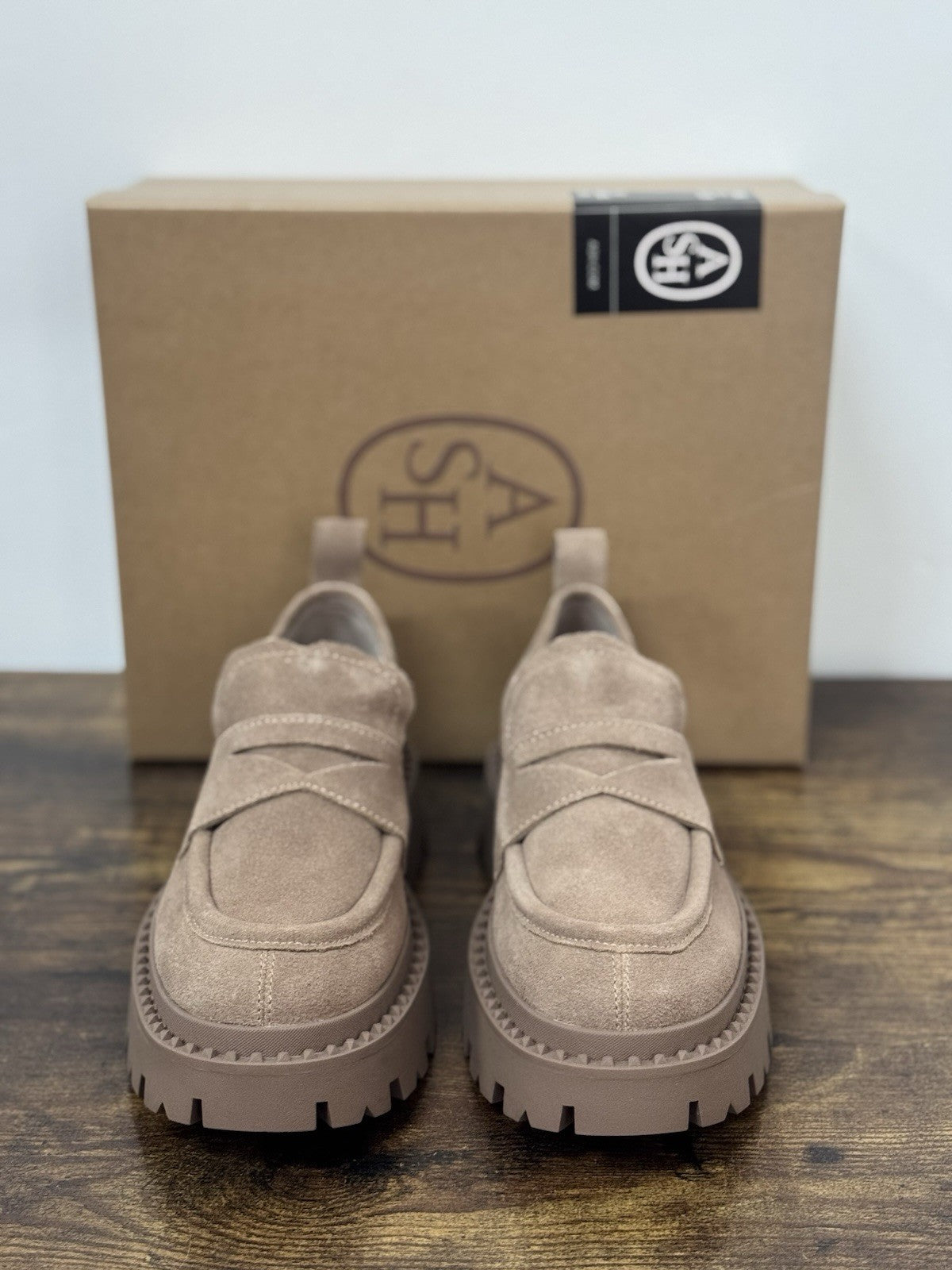 Ash Genial Stud Mocassino Suede Sequoia  Casual Ash Donna 36