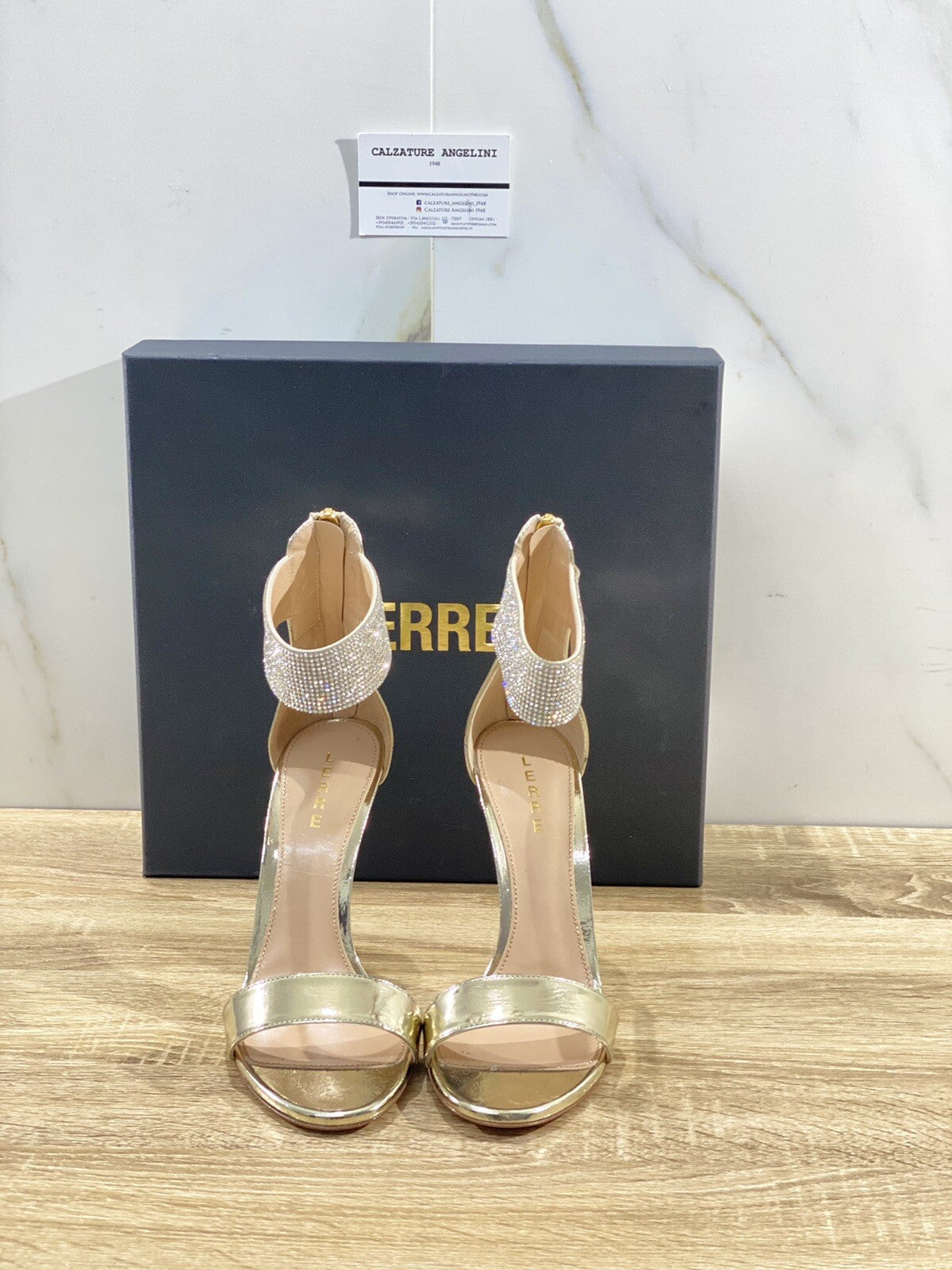Lerre Sandalo Donna 201LR Luxury Woman Sandal Specchio Plisse 37.5