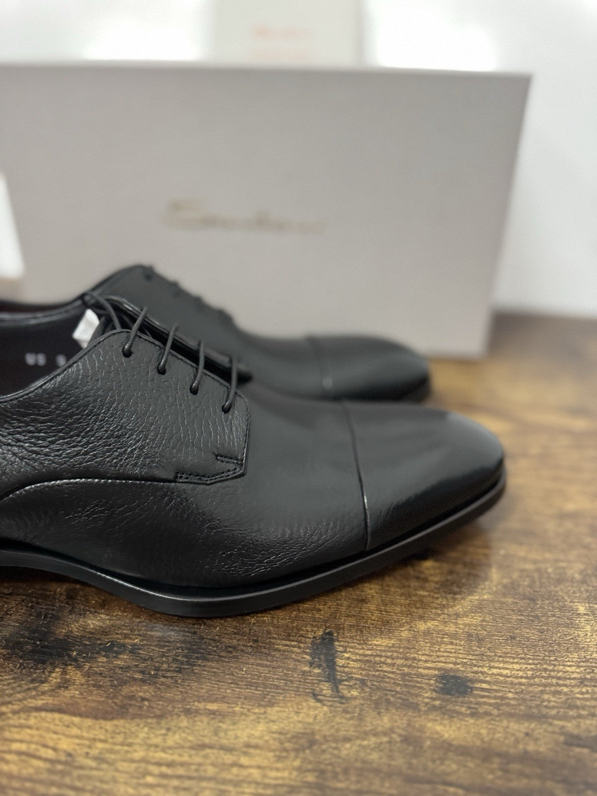 Santoni Stringata In Pelle Di Cervo Goodyear Luxury Scarpa Santoni Uomo 42