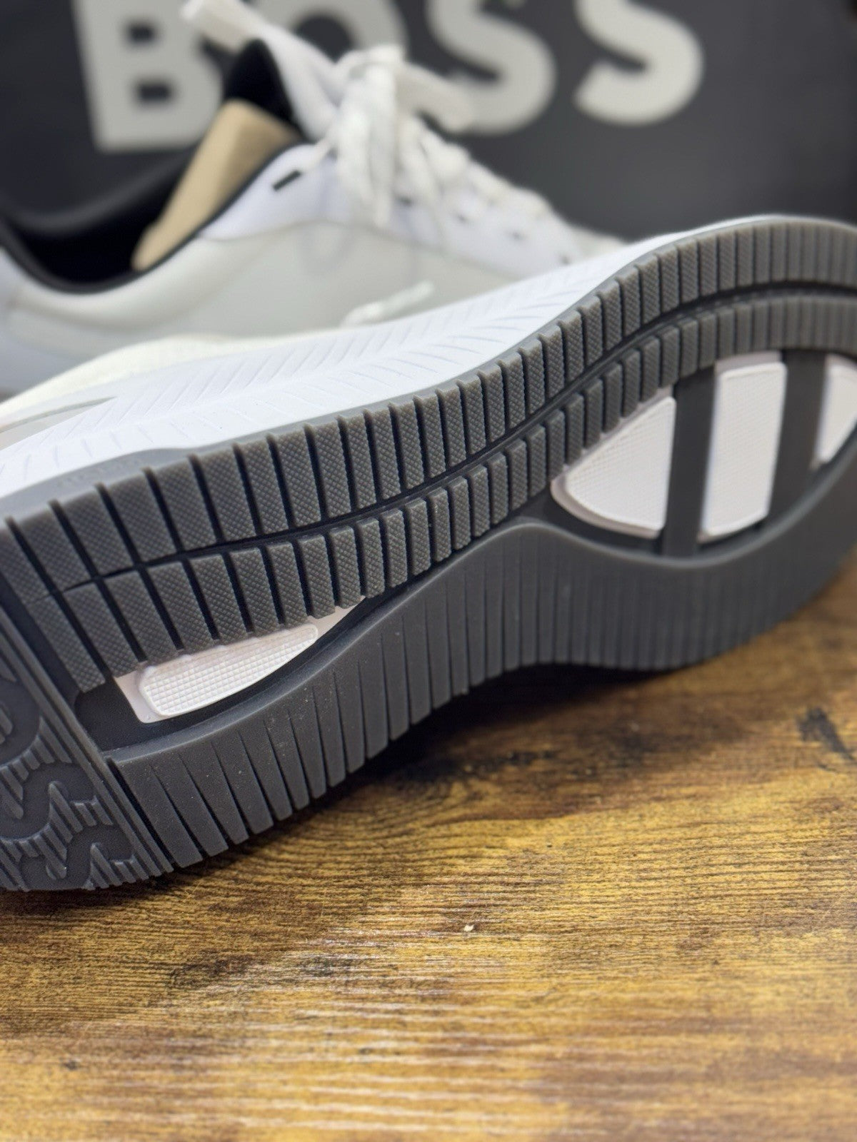 Boss Sneaker Running  Bianca  Casual Scarpa Uomo Boss 45