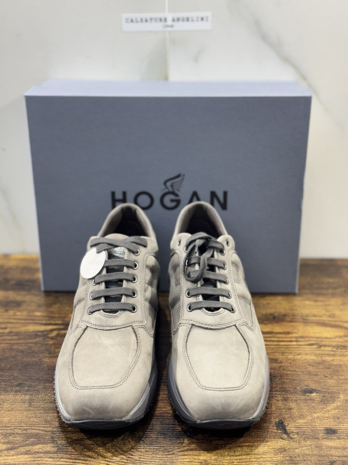 hogan interactive Sneaker Pelle Nabuk Carbone Uomo 41.5