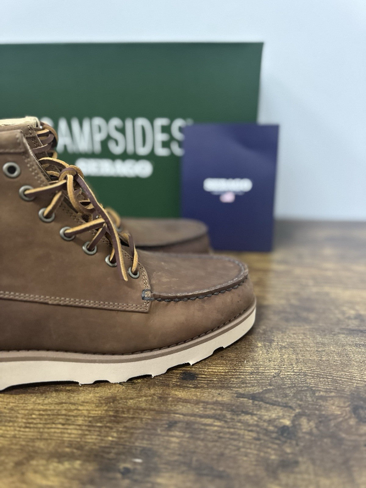 Sebago Tala Mid Pelle Brown Tan Boot Casual Sebago Uomo 42
