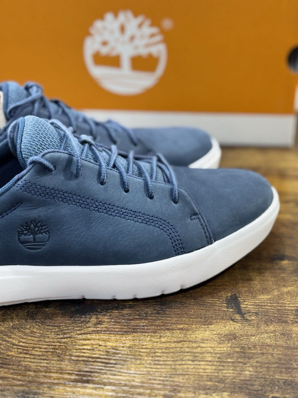 Timberland Seneca Bay Sneaker Pelle Blu  Casual Extra Light Uomo 42