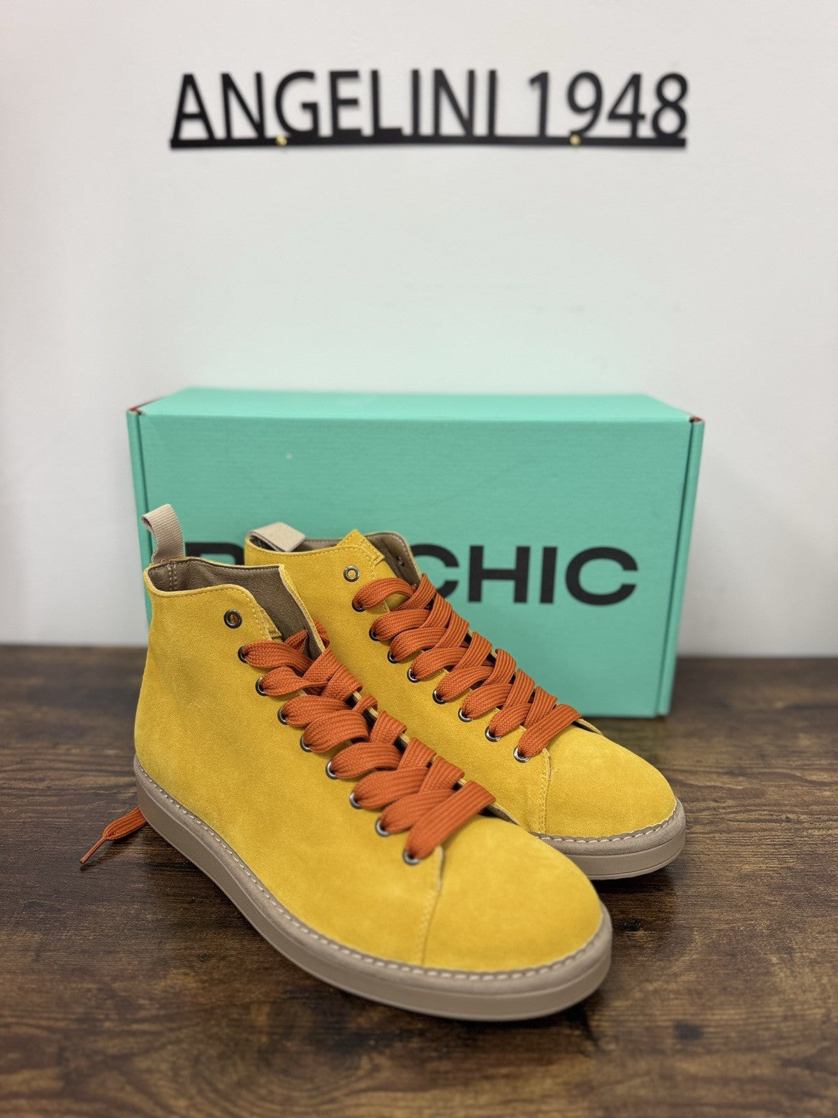 Panchic Ankle Boot Suede Citron  Casual Boot Uomo 43