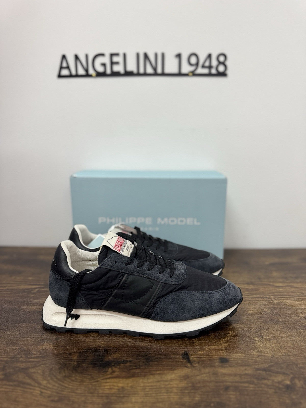 Philippe Model Tour  Low  Sneaker Pelle Suede Blu        Casual Uomo 42