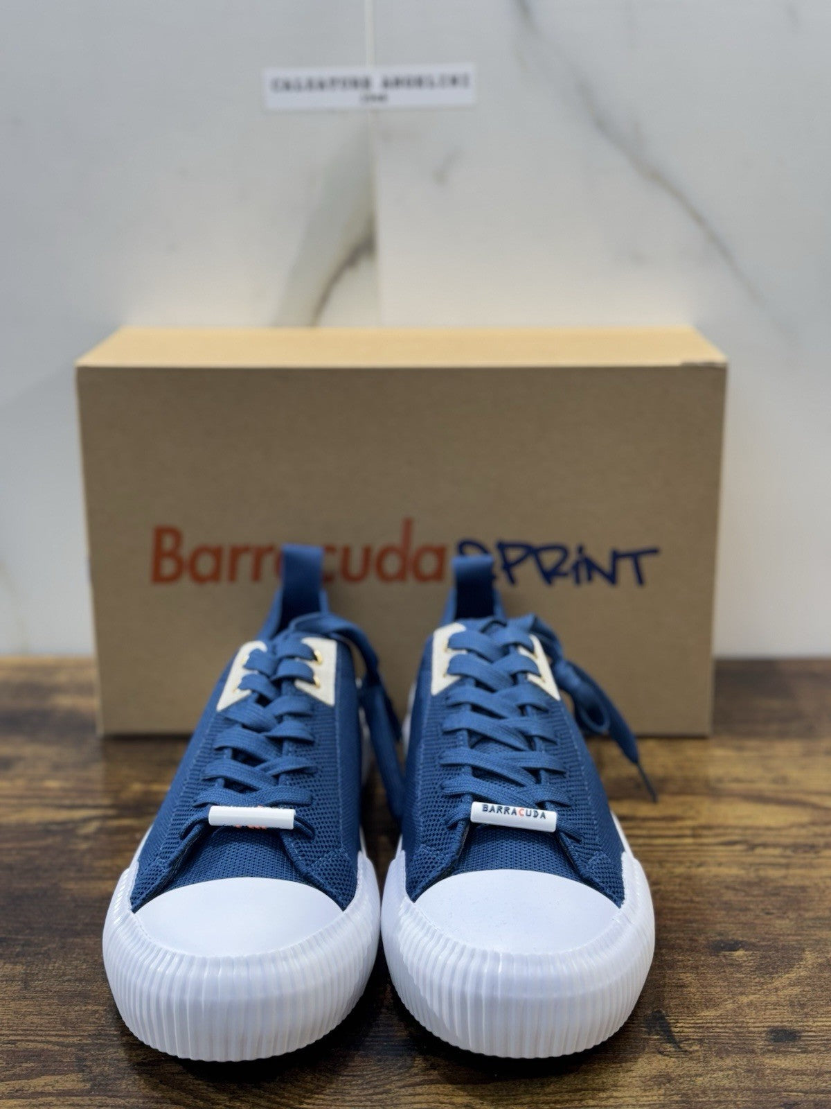 Barracuda Sneaker Sprint In Tela Blu Casual Uomo 45