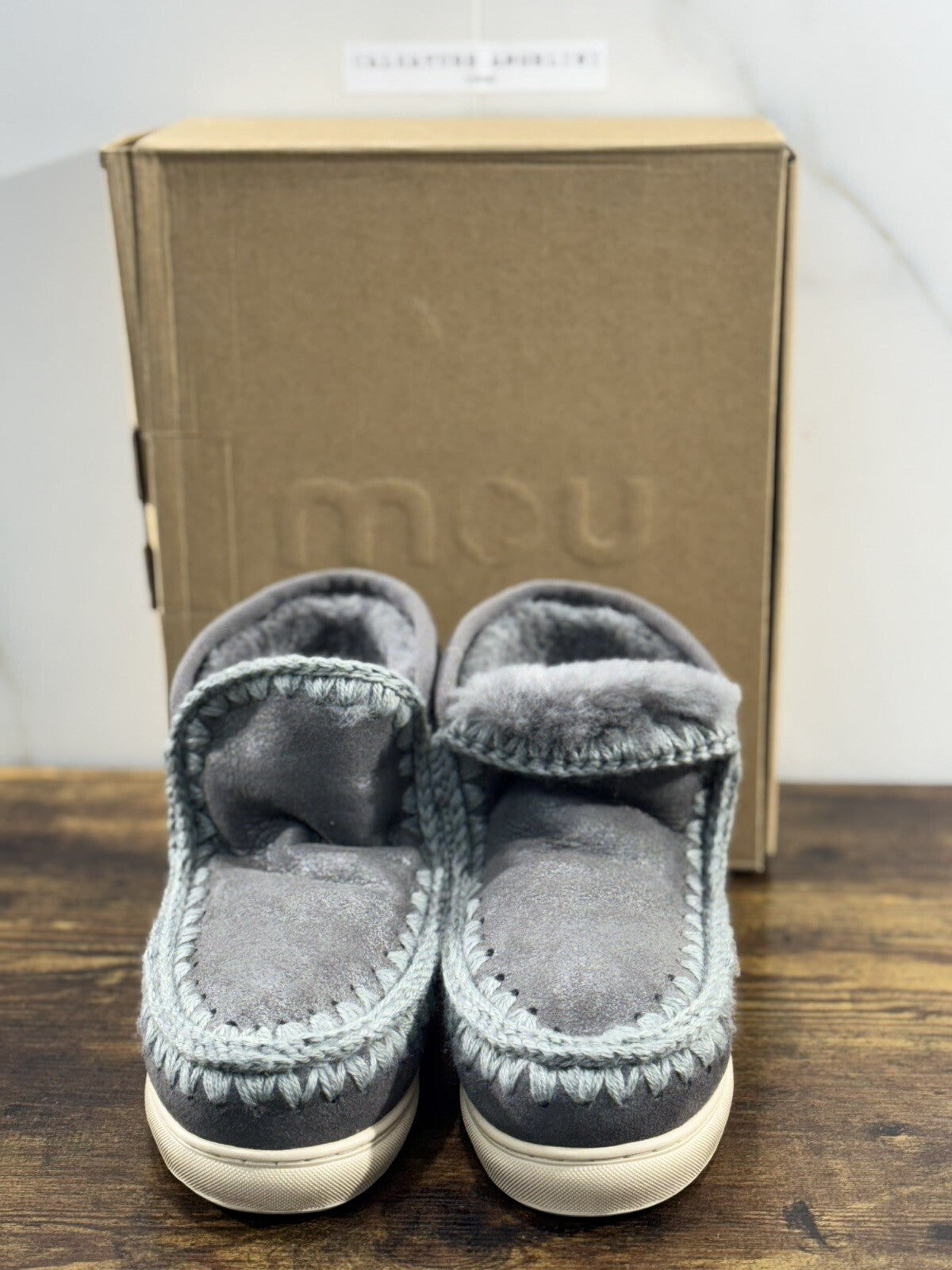 Mou Eskimo Snekaer   Mou Casual Mou Boot Grey  Suede 36