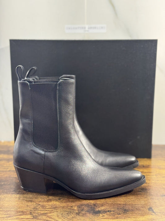 Strategia Texano    Donna A5812   Pelle Nero   Luxury Western  Boot Woman 40
