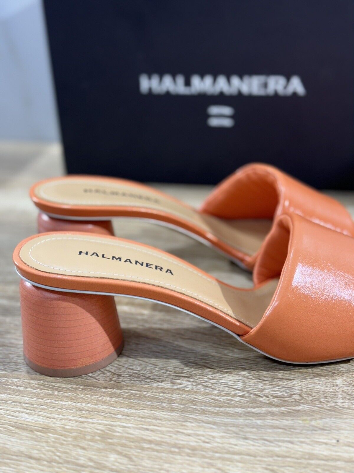 Halmanera Sandalo Donna Nara In Pelle Melone     Luxury Shoes 40