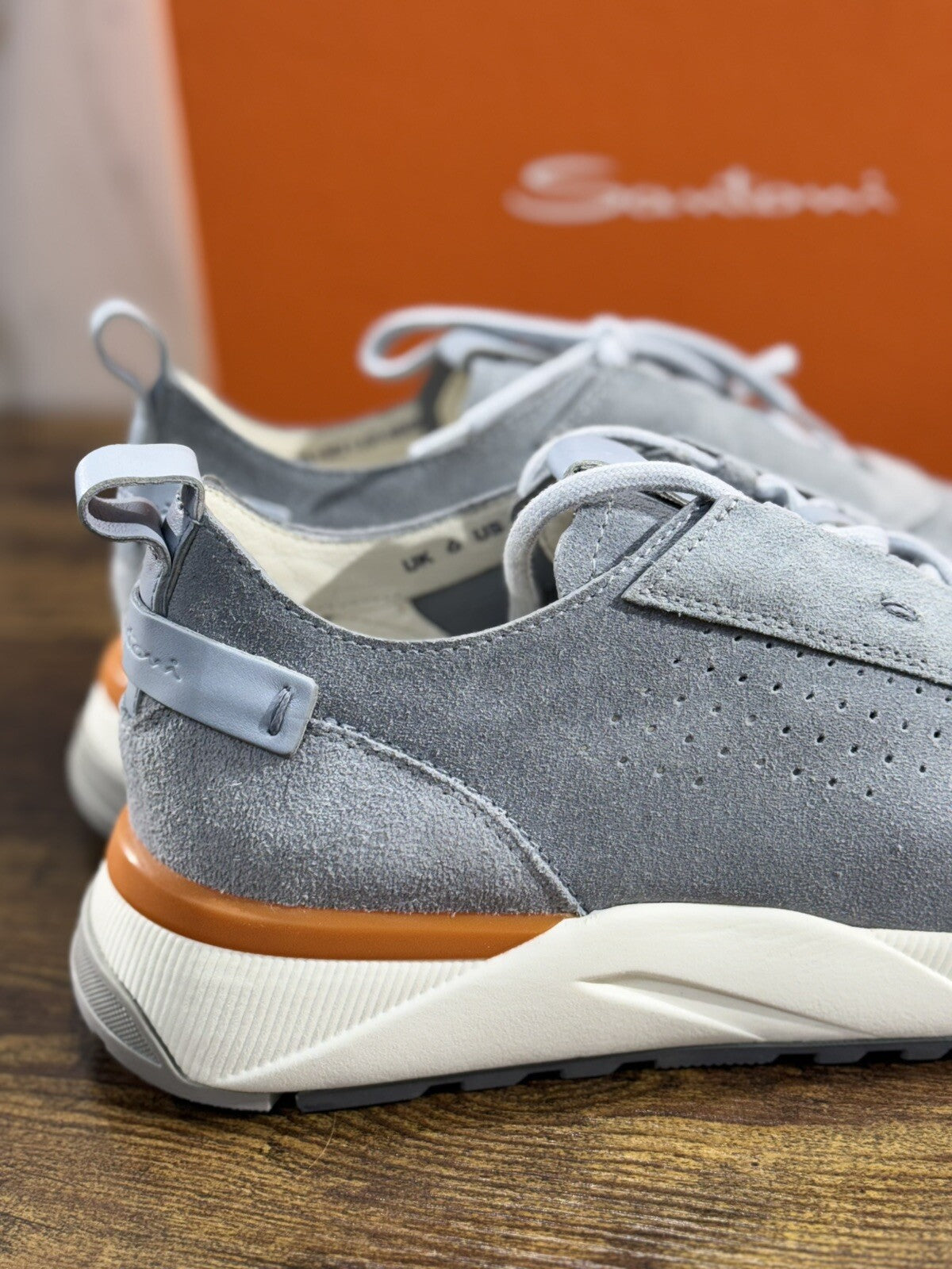 Santoni Innova Sneaker Suede Grey   Casual Men Shoes Santoni Innova 6