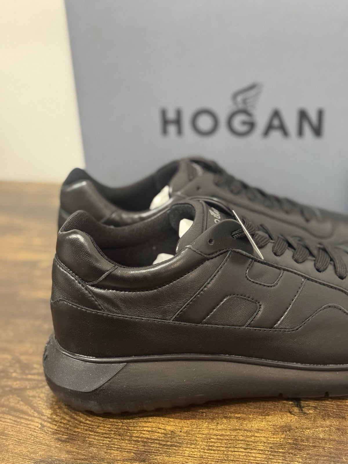 Hogan Interactive 3 Pelle Nera Casual Hogan Uomo 39