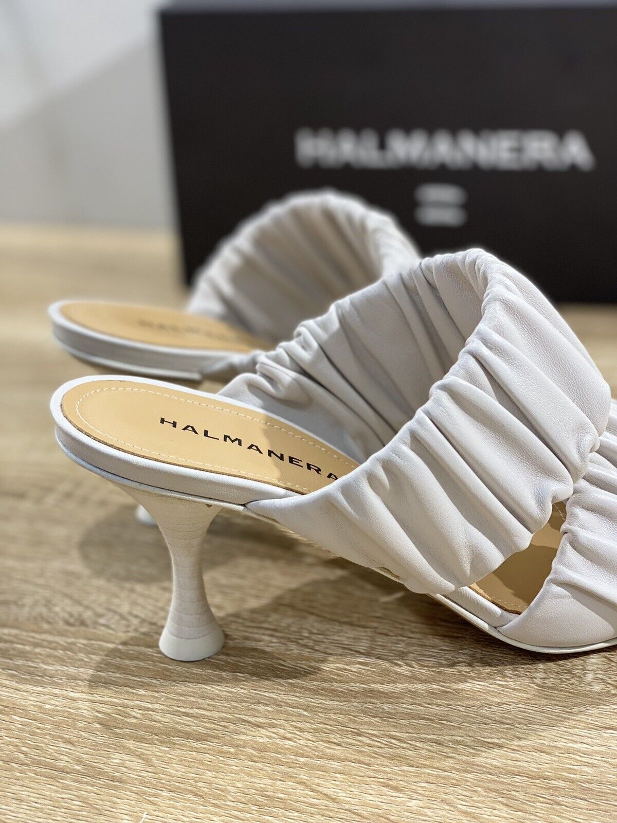 Halmanera Sandalo donna in pelle ghiaccio luxury sandal 37