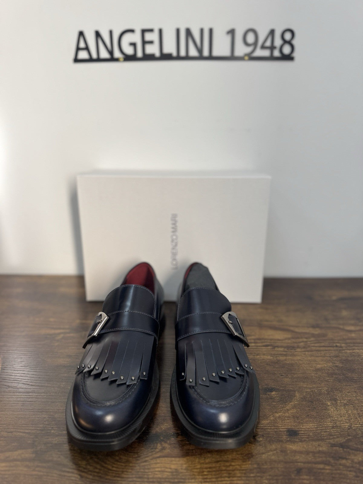 Lorenzo Mari Mocassino Pelle Blu  Casual Donna 41