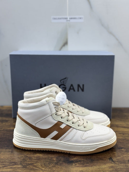 Hogan H630  High    Pelle  Beige Memory Foam Casual Hogan   Uomo 42