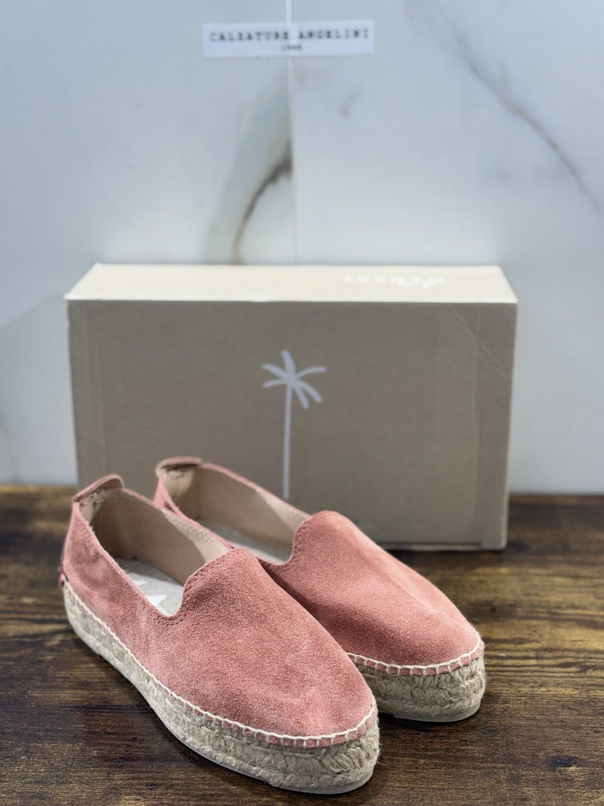 Manebi Espadrilles Mocassino Suede Terra     Zeppa Casual Manebi Shoes Donna 37