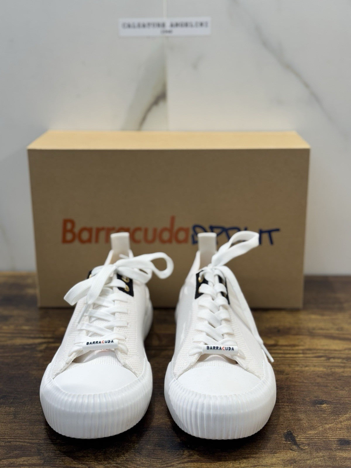 Barracuda Sneaker Sprint In Tela Bianco   Casual Uomo 42