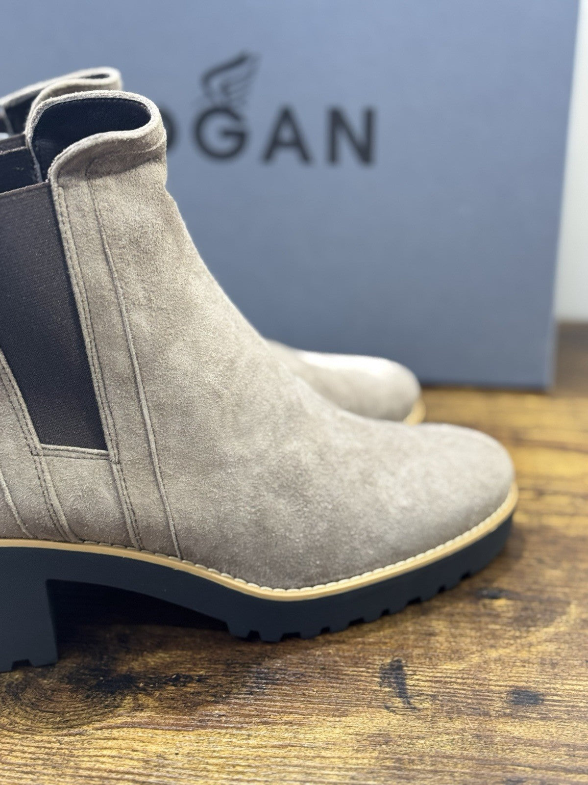 Hogan   Stivaletto  Suede Palude  Con Tacco  Winter Boot   Casual Hogan Donna 36