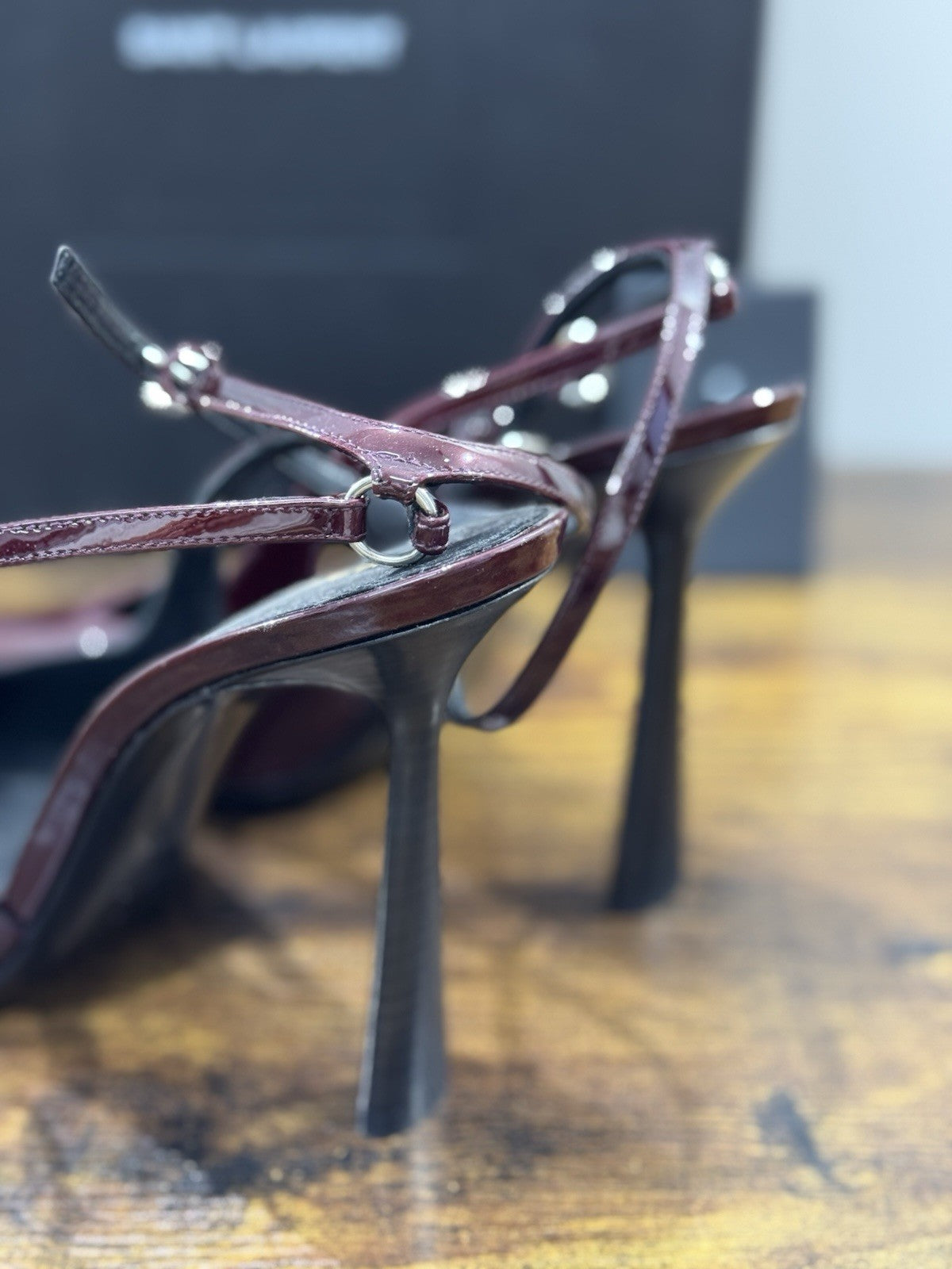 Saint Laurent Calista 105 Pump  Bordo’ Donna  Luxury Saint Laurent Donna 39.5