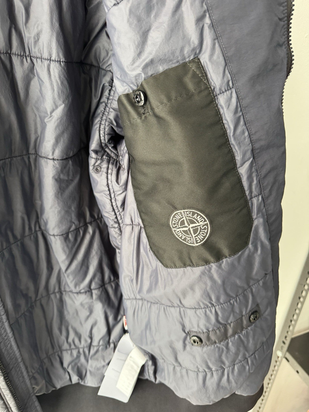 Stone Island Crinkle Reps Ny Primaloft Blu Icon Jacket Uomo L